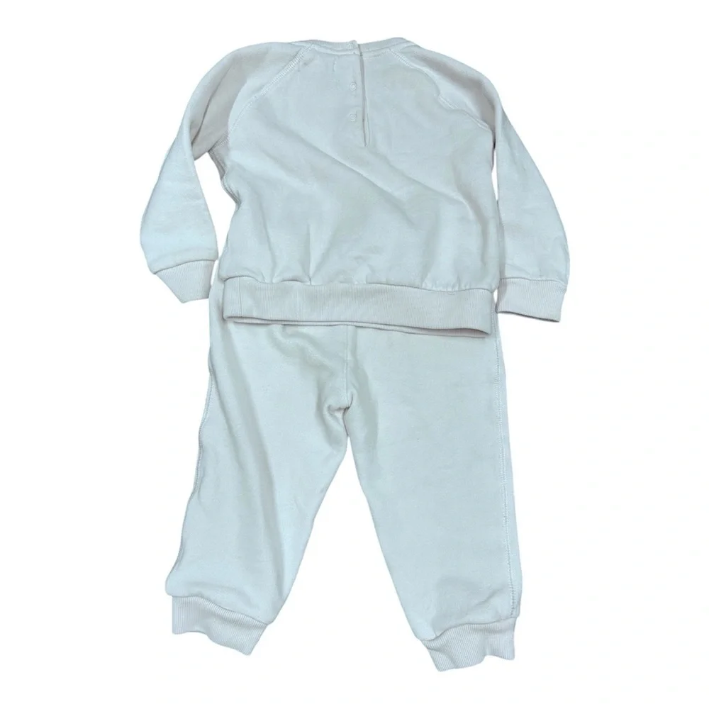Ralph Lauren pink knitted sweatsuit set 18M